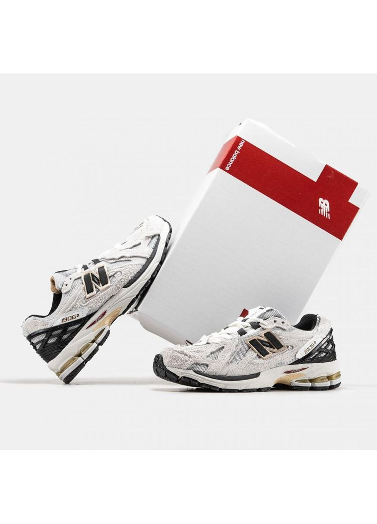 КРОСІВКИ ЖІНОЧІ NEW BALANCE 1906D WHITE BLACK НЬЮ БЕЛАНС 1906D No Brand чорні демісезони (369393763)