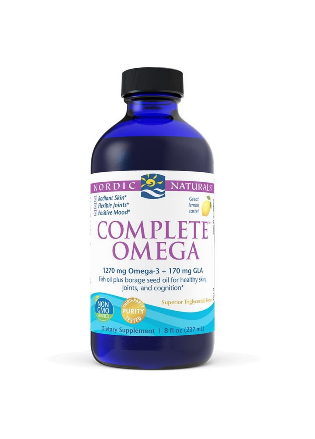 Жирные кислоты Complete Omega, 237 мл - лимон Nordic Naturals (293418064)