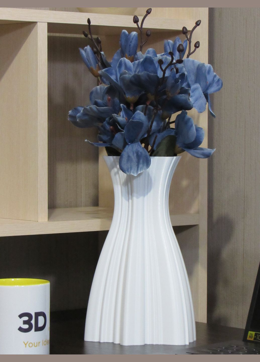 Ваза Україна біла велика No Brand (322233972)