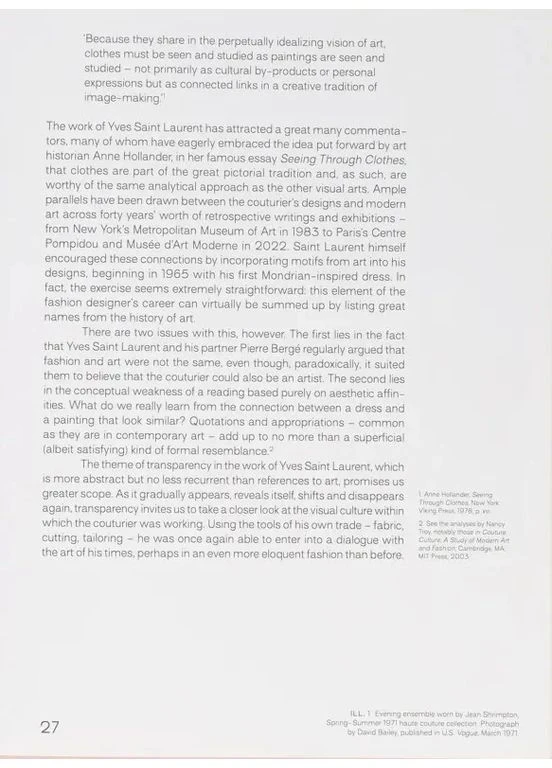 Sheer. Yves Saint Laurent: The Diaphanous Creations of Yves Saint Thames & Hudson (370068619)