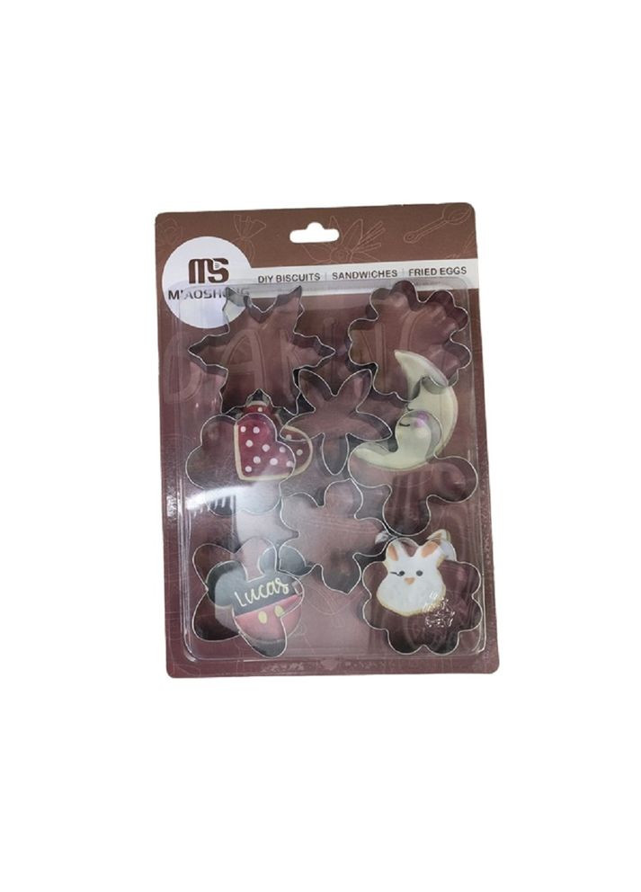 Формочки фігурні для печива "Floral" 8шт/наб 16.5*24см Home (306713854)