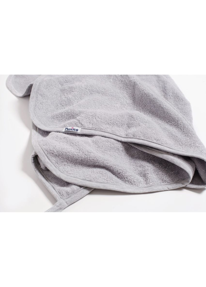 Полотенце-уголок Aqua, 100х100 см, серый () Twins серый