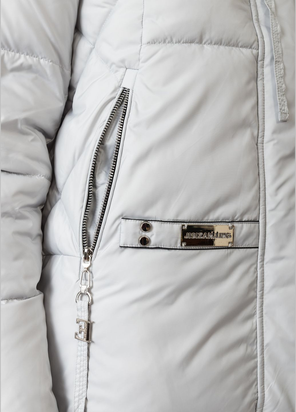 Серый зимний Пуховик Peercat