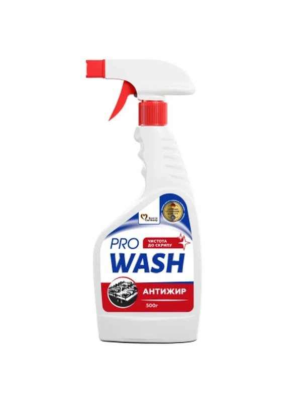 Спрей для чистки кухни Антижир 500 г (4262396145444) Pro Wash (396995159)