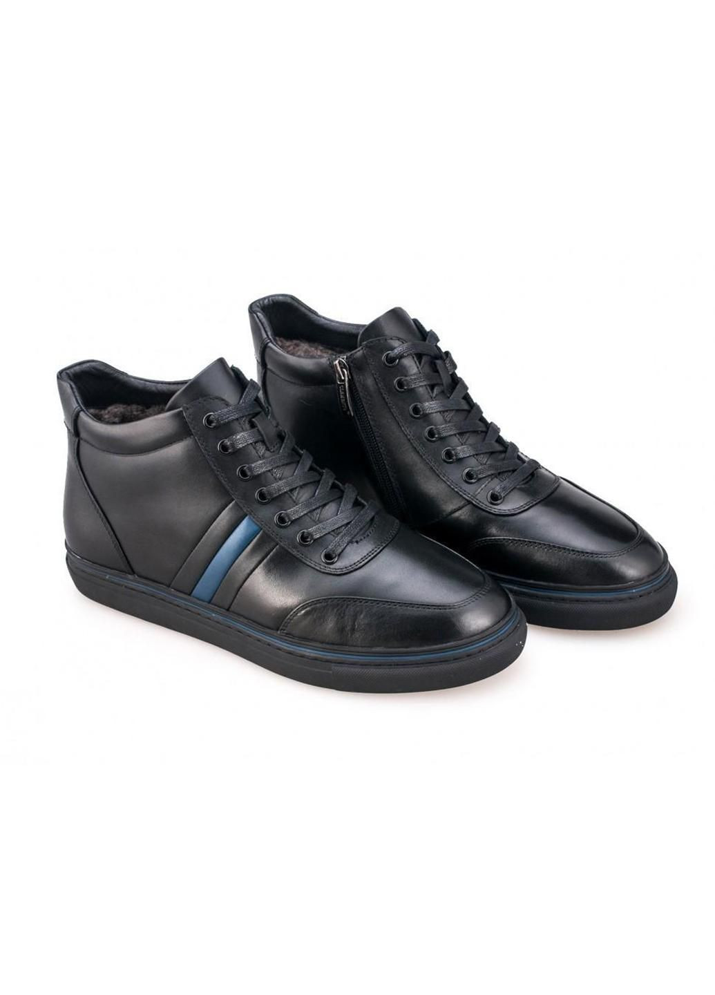 Черные зимние ботинки комфорт 7174321 цвет черный Clemento