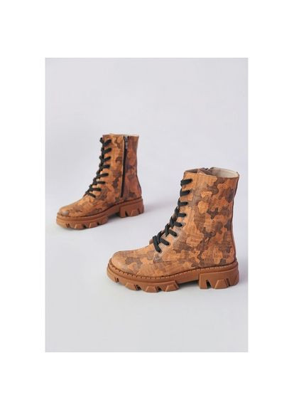 Осенние камуфляжные кожаные ботинки (берцы) на байке весна-осень р. (vm-astra42) Vm-Villomi