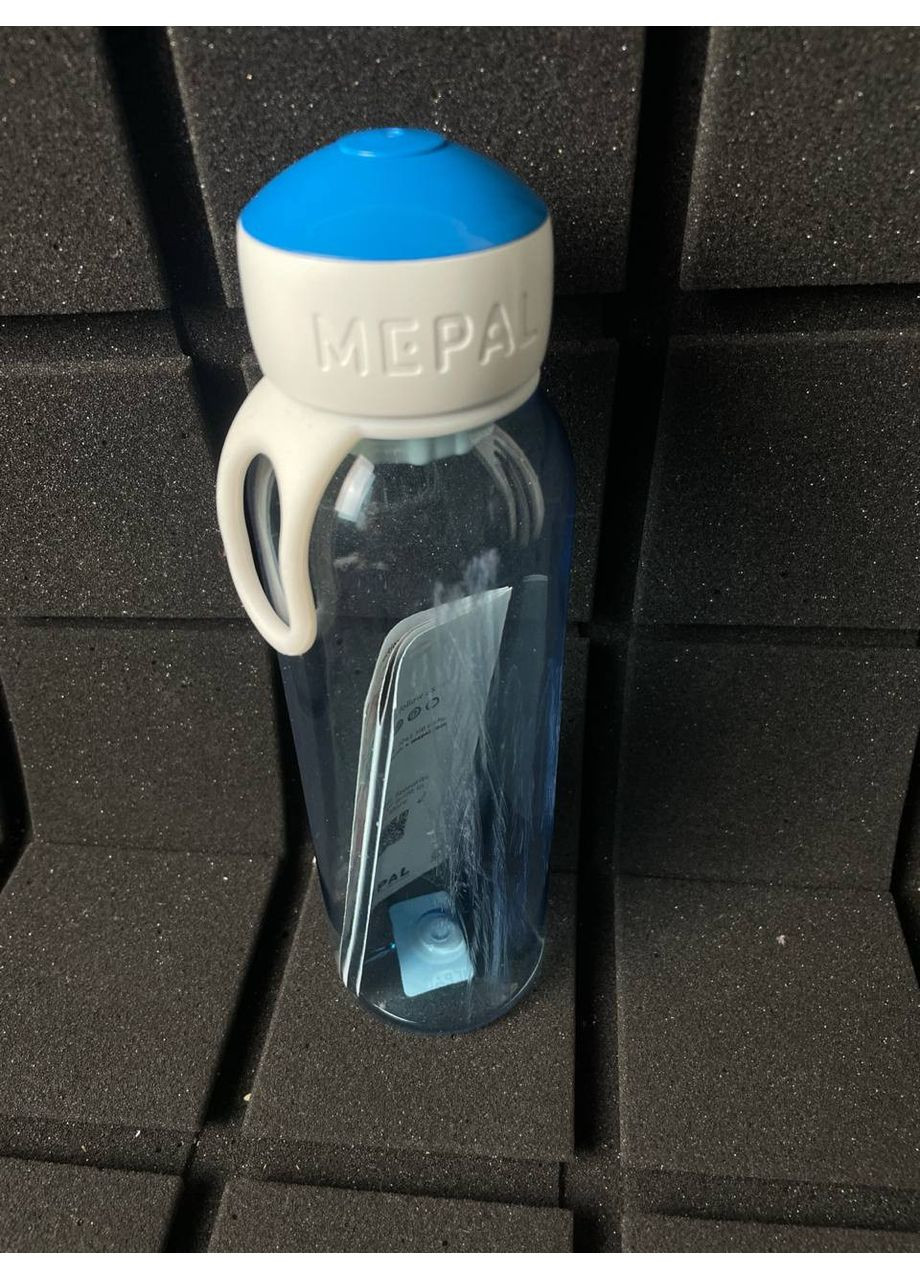 Бутилка для води Rosti Campus 500 мл багаторазова пластикова синя з клапаном для щоденного використання Mepal (372844871)