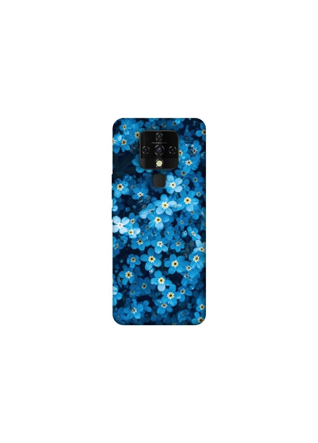 Чехол на TECNO Camon 16 SE Flowers v6 Frontalka (354214270)