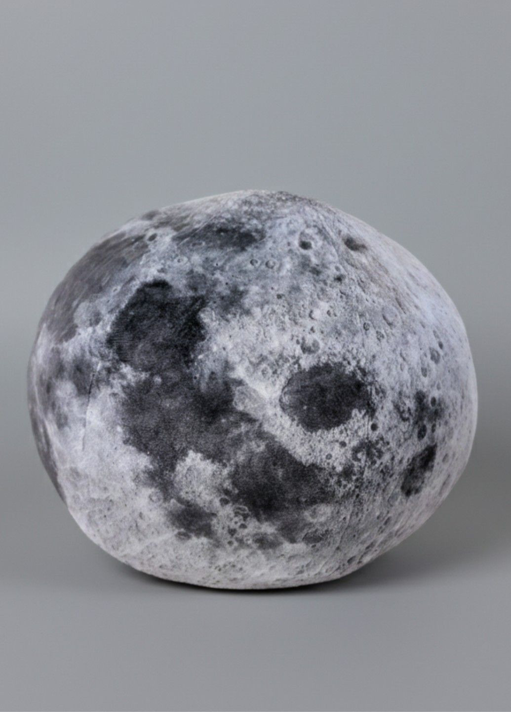 М’яка іграшка Місяць 27 см подушка обіймашка сіра плюшева Lalapka (368863287)