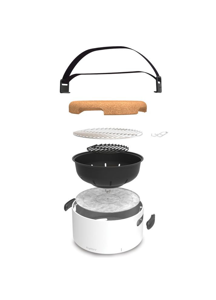 Вугільний настільний гриль 35 см 2415601 BergHoff (316627954)