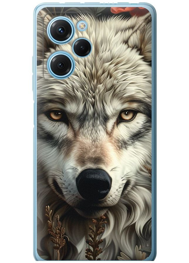 Силиконовый чехол 'Волчий взгляд' для Endorphone Xiaomi Poco X5 Pro 5G (286763809)
