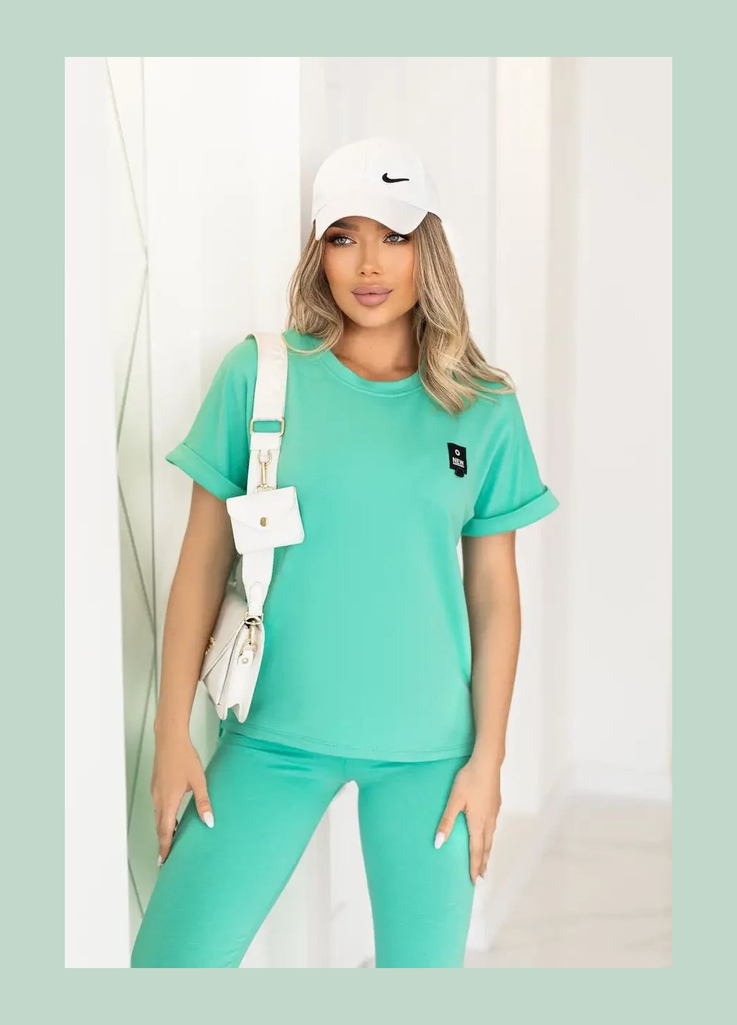 Літній костюм футболки з лосинами No Brand (335868320)