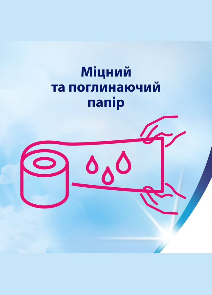 Туалетний папір Deluxe білий тришаровий, 8 рулонів Zewa 40868 (328230493)