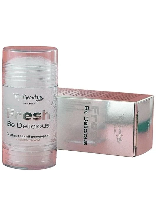 Дезодорант сухий парфумований з пробіотиком, в прозорому флаконі Be Delicious Fresh 50ml (1530255-42766352) Top Beauty (368649844)