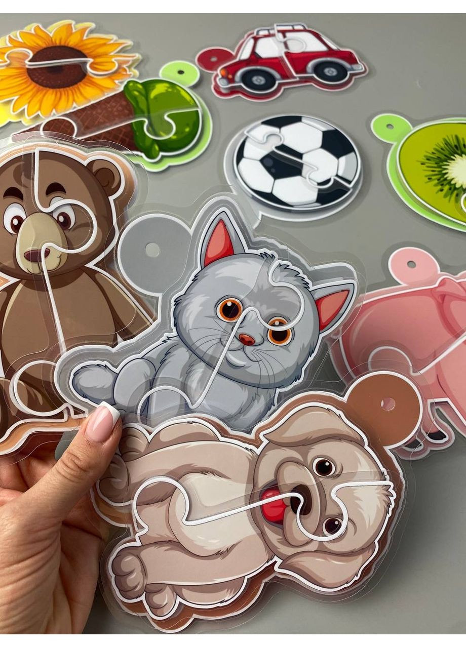 Міні-альбом «пазли на липучках для малюків»🧩 No Brand (370952801)