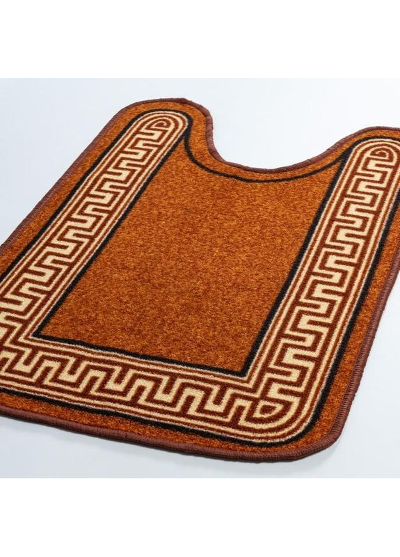 Коврик в туалет Taba 224-1D 57х80 см теракотовий No Brand (364969160)