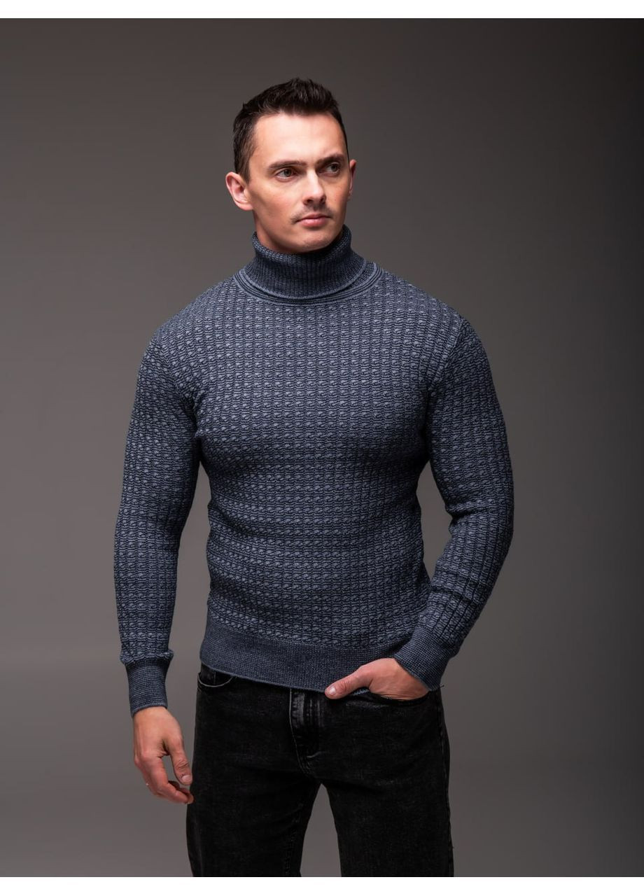 Серый демисезонный гольф свитер мужской производитель турция No Brand