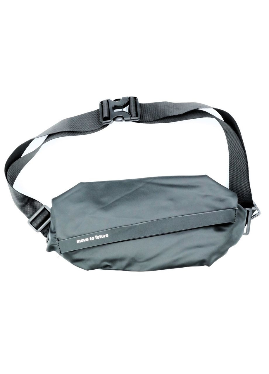 Сумка кросс-боди серая водонепроницаемая бананка для женщин и мужчин через плечо ProDobro (364672145)