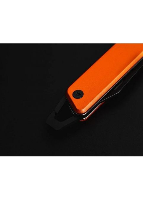 Раскладной туристический нож Utility Modern Keychain Knife Черный Оранжевый True (282842095)