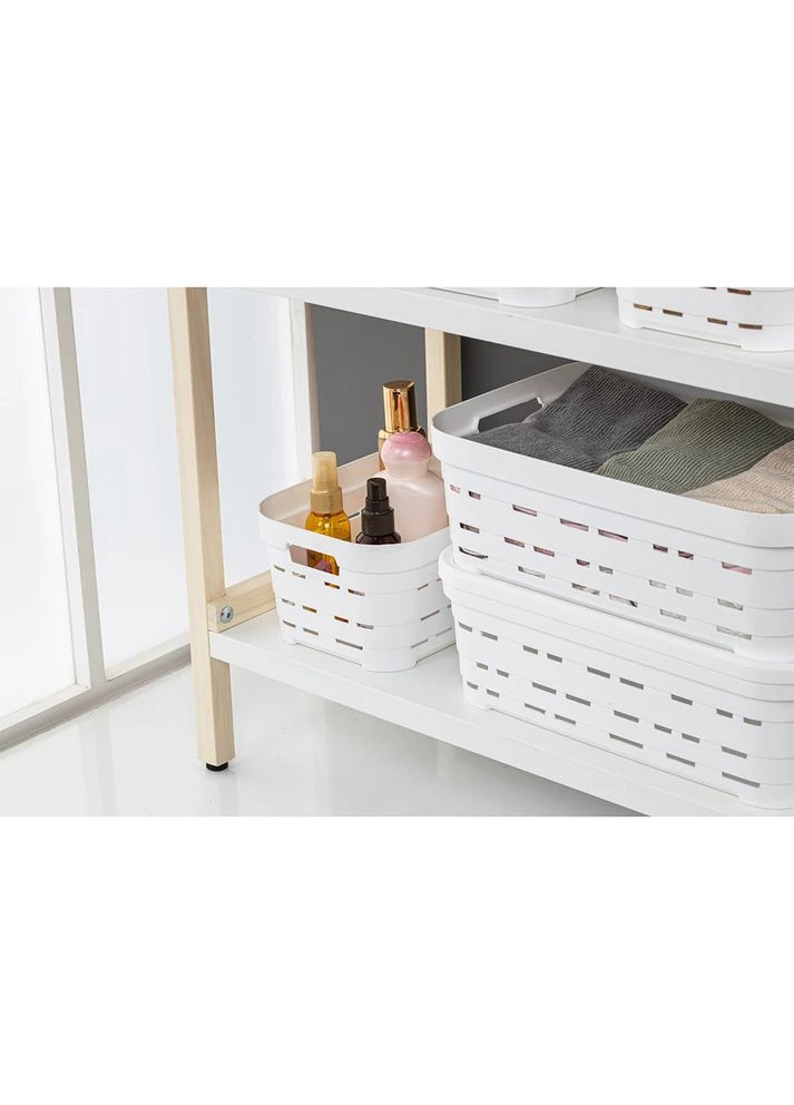 Корзина Pyramid 2.8 л 24x17,5x8 см White (00610 White) IDEA HOME (373928929)