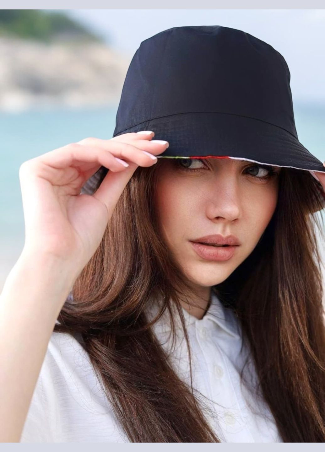 Двухсторонняя панамка P0037-W No Brand (338862968)