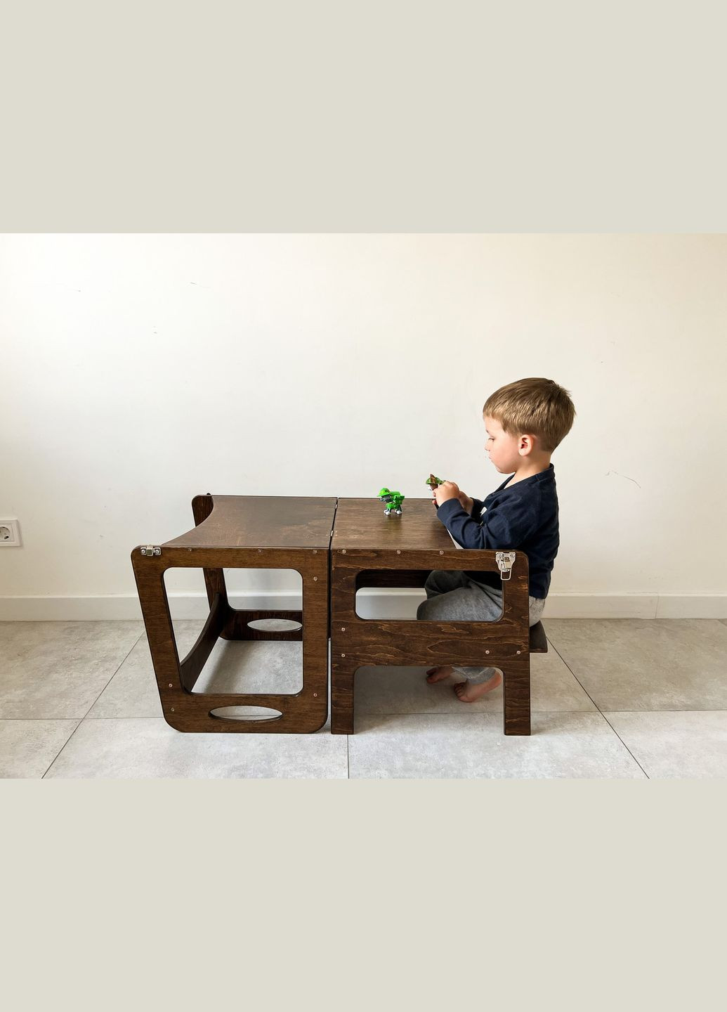 Вежа помічник трансформер Вежа Монтессорі Дитячий стіл Кухонний помічник Yoko Tower (361225182)