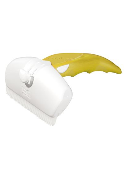 Дешедер великий для видалення линячої шерсті собак і котів Large 9,5 см Жовтий (3661726002135) FoOlee Easee (288576484)