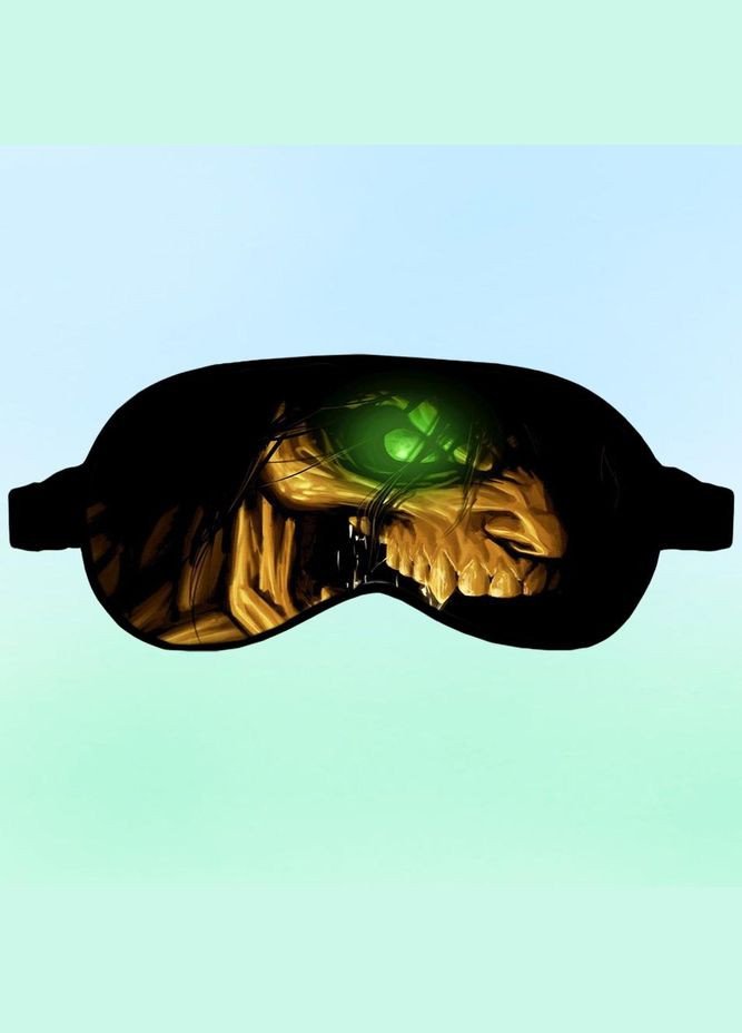 Маска для сну Аніме Атака Титанів #0013 чорна No Brand (315046586)