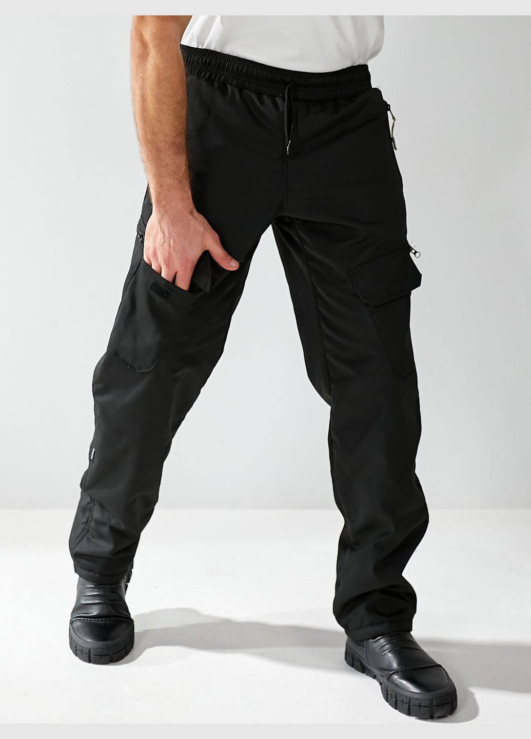 Черные кэжуал зимние брюки Tailer