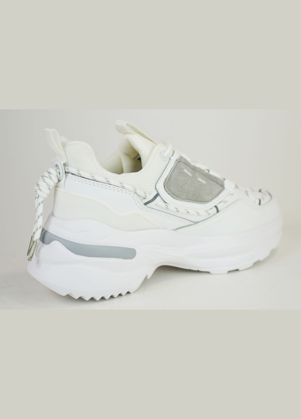 Кросівки BS-X шкіра/текстиль/замша Baas світло-сірі літо (322743701)