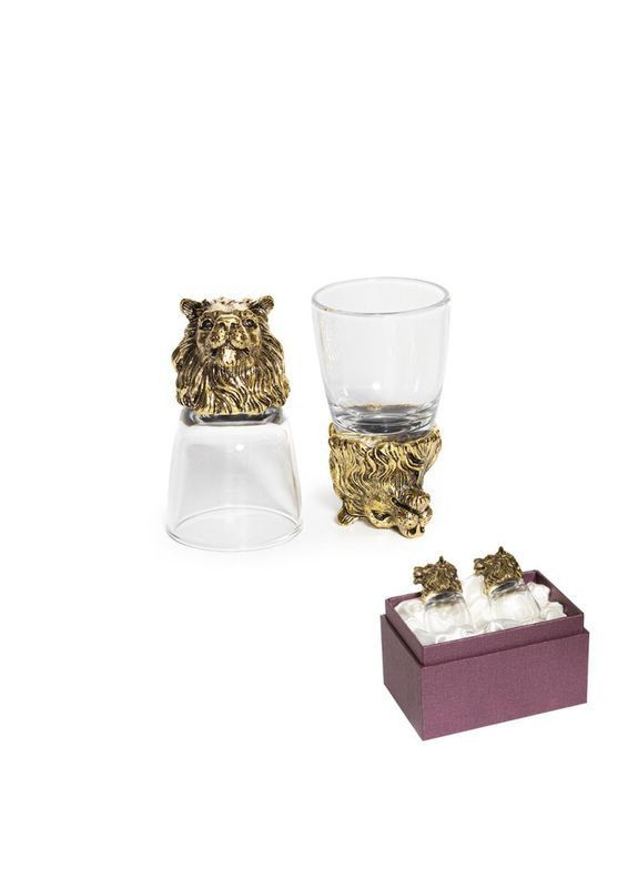 Рюмки2 шт подарочные Лев, 50мл Home Decor (366065277)