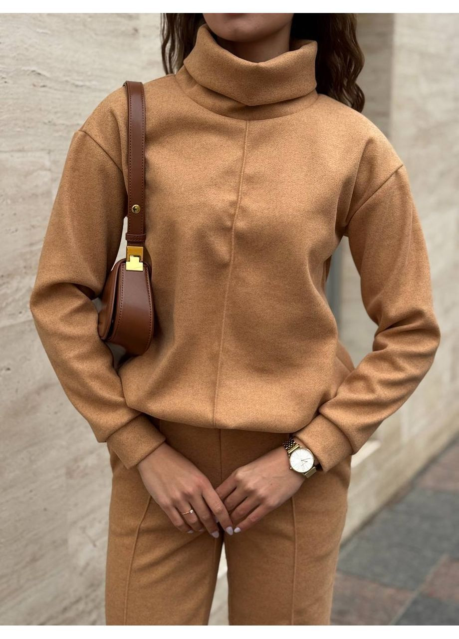 Костюм Ангора -кашемір,светр під горло та штани прямі Україна (363010050)