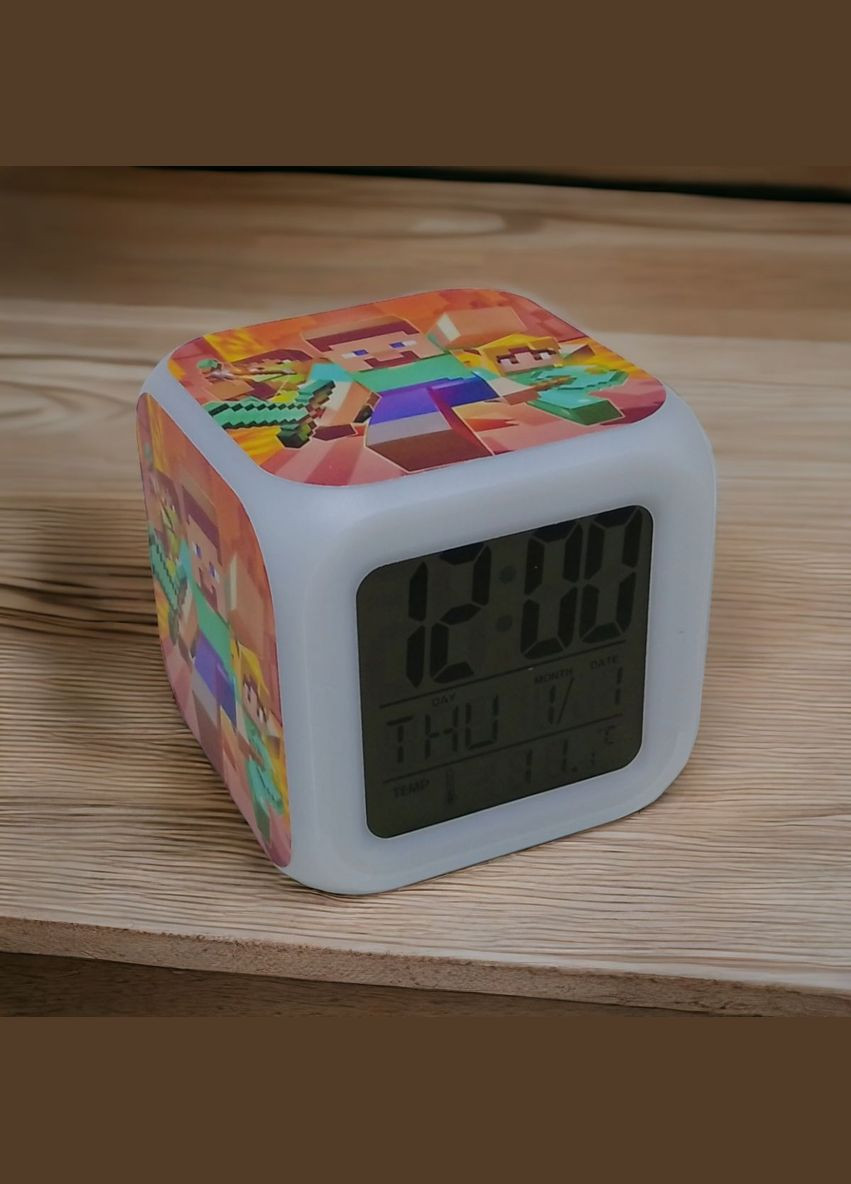 Часы-ночники электронные "Minecraft", микс MIC (290252399)