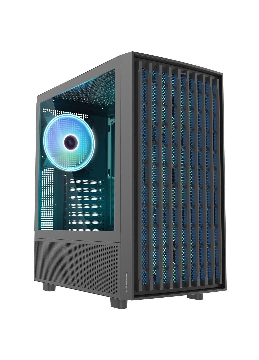 Корпус BREEZE BLACK USB 3.0x2 USB-Cx1 ARGB 4x140mm fans без БЖ ATX Modecom (360401621)