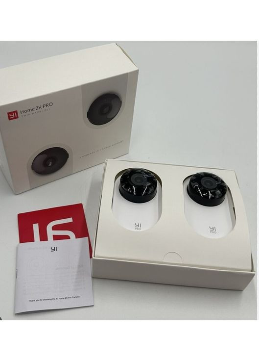 Комплект з 2 камер YI Home 2K PRO White (YYS.62121) (TWIN Pack) Міжнародна версія Xiaomi (362051770)