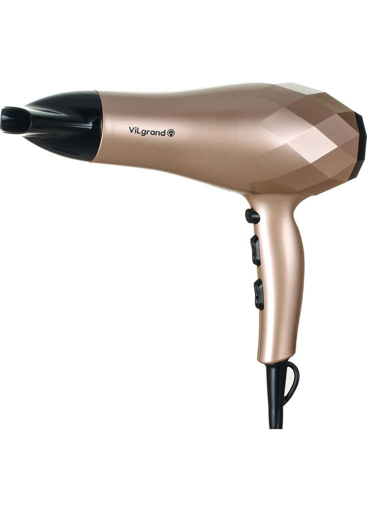 Фен VHD-2424TI gold (m436285) Vilgrand VHD-2424ТI gold (369020005)