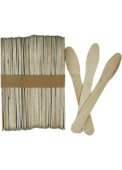 Деревянный шпатель для депиляции Ложка, 50шт Plus-plus (354794658)