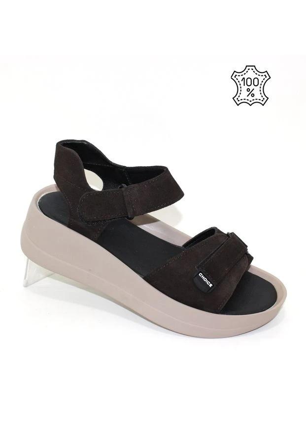Жіночі босоніжки з натуральної замші Fashion (401464257)