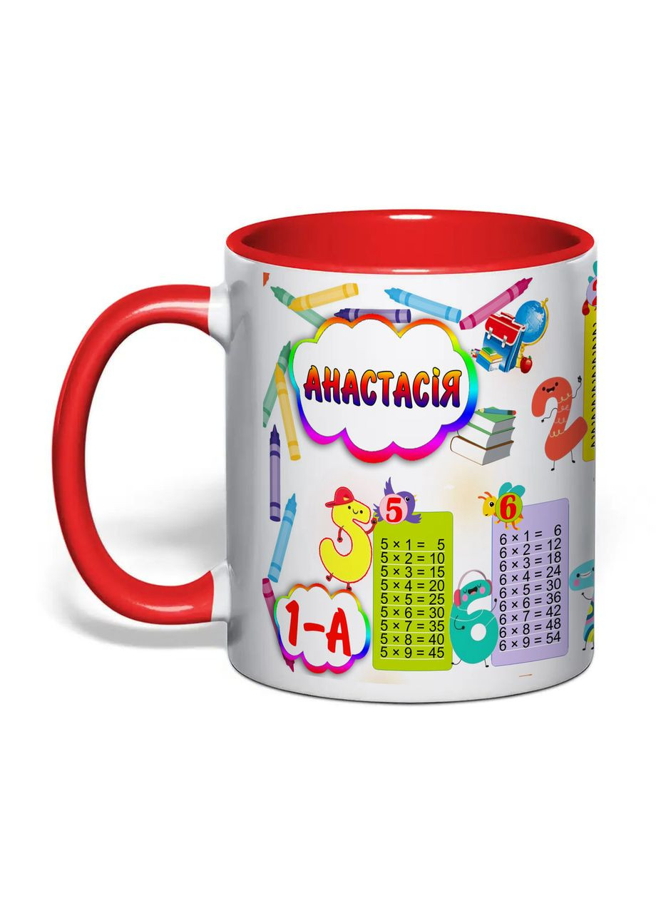 Чашка с печатью "Табличка умножения" №4 330 мл ( ) (29917) No Brand (358210640)