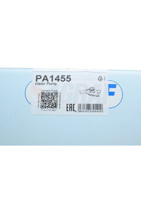 Помпа води MB S-class (W220/W221/W222) 00-/G-class (W463) 5.5/6.0 M275/M277/M279 12- (B/B) (7 лоп) PA1455 UA63 Graf (360494605)