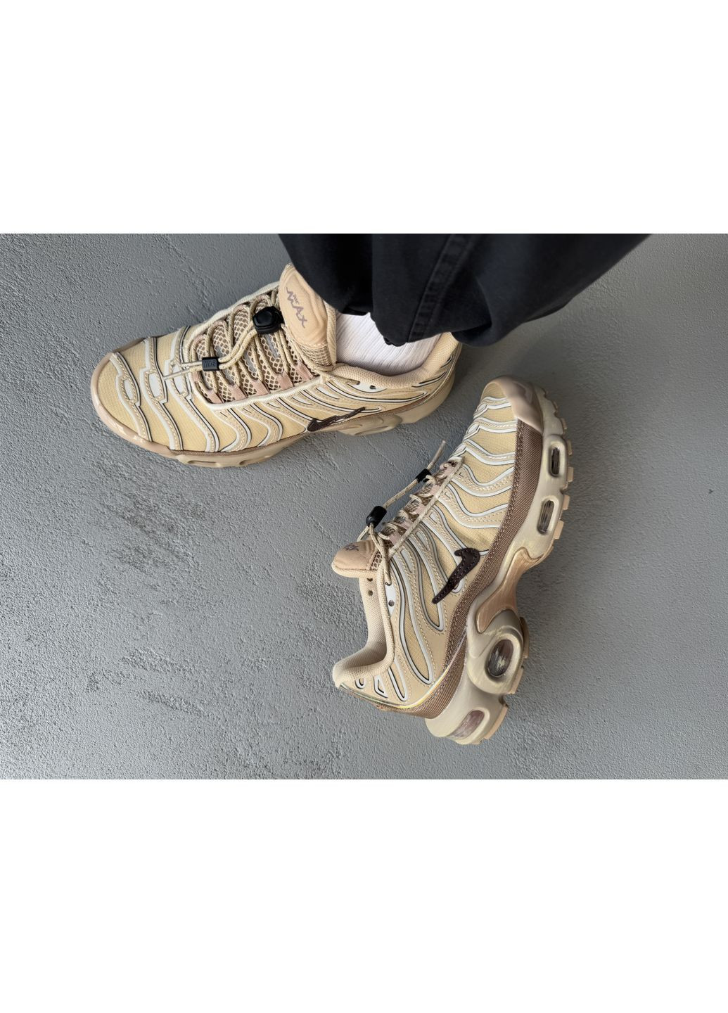 Цветные демисезонные кроссовки мужские nike air max tn plus sesame найк аир макс тн плюс No Brand