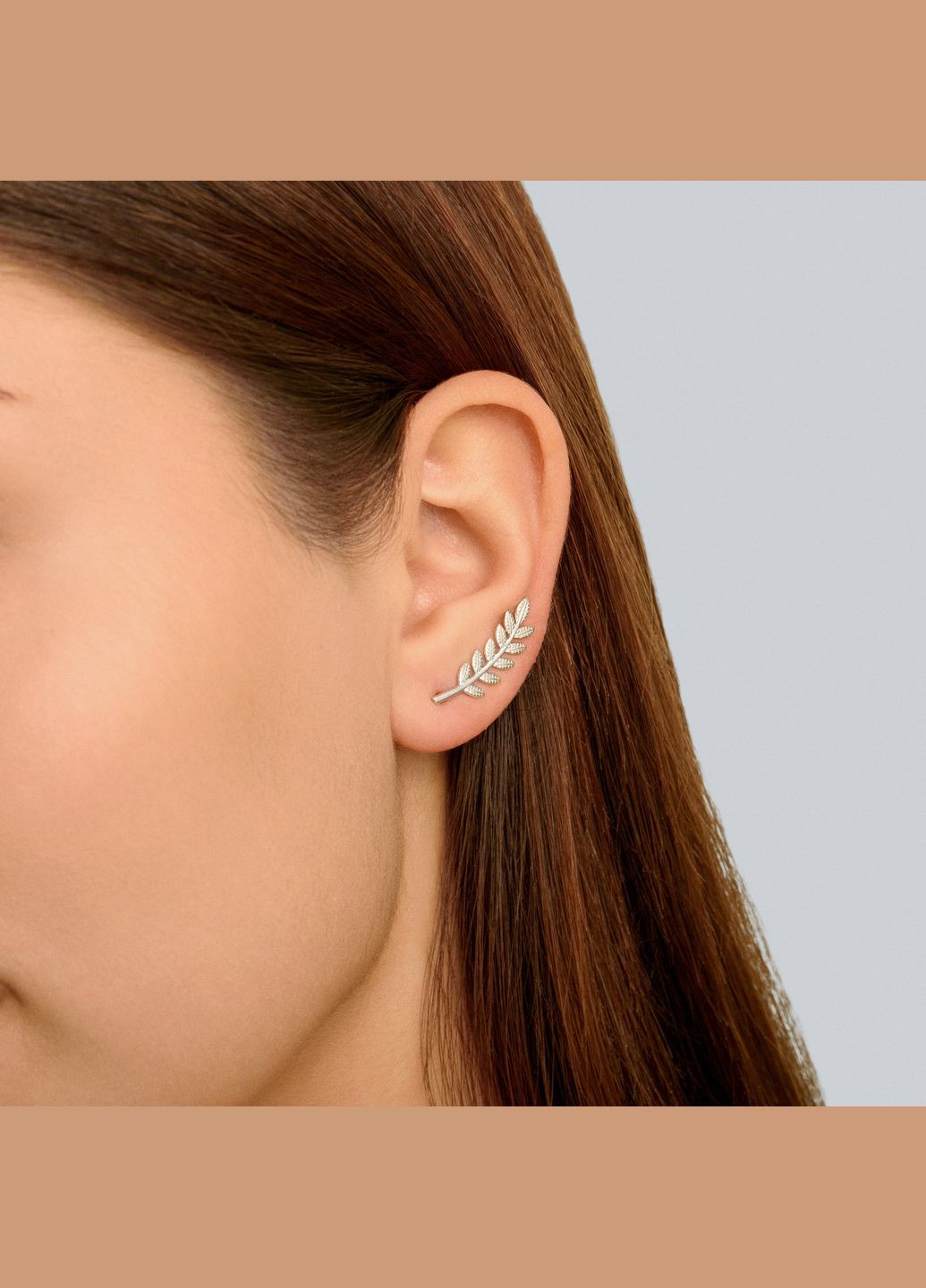 Сережки Срібна гілочка Minimal (338795929)
