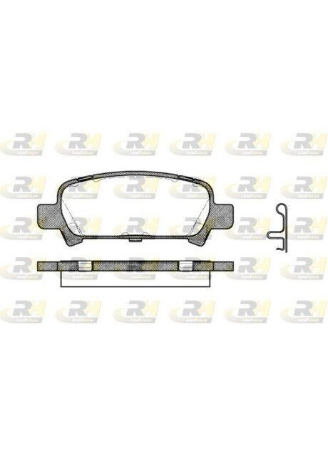 Тормозные колодки дисковые Roadhouse (364976492)