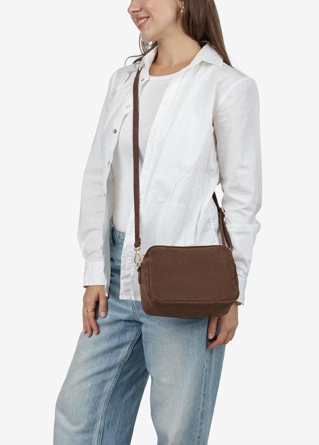 Сумка женская кожаная кросс-боди маленькая Сrossbody Regina Notte (308338135)