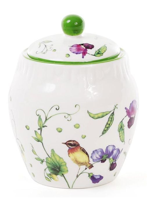Банка фарфоровая "Кантри" 400мл декоративная для сыпучих продуктов Bona (330139153)