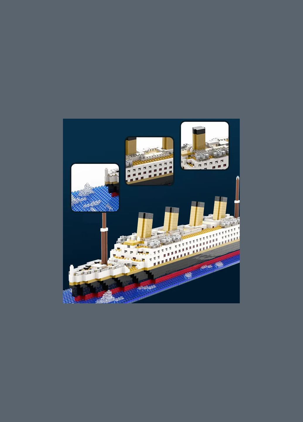 Конструктор корабль Titanic (1878 деталей) Grand (370796438)