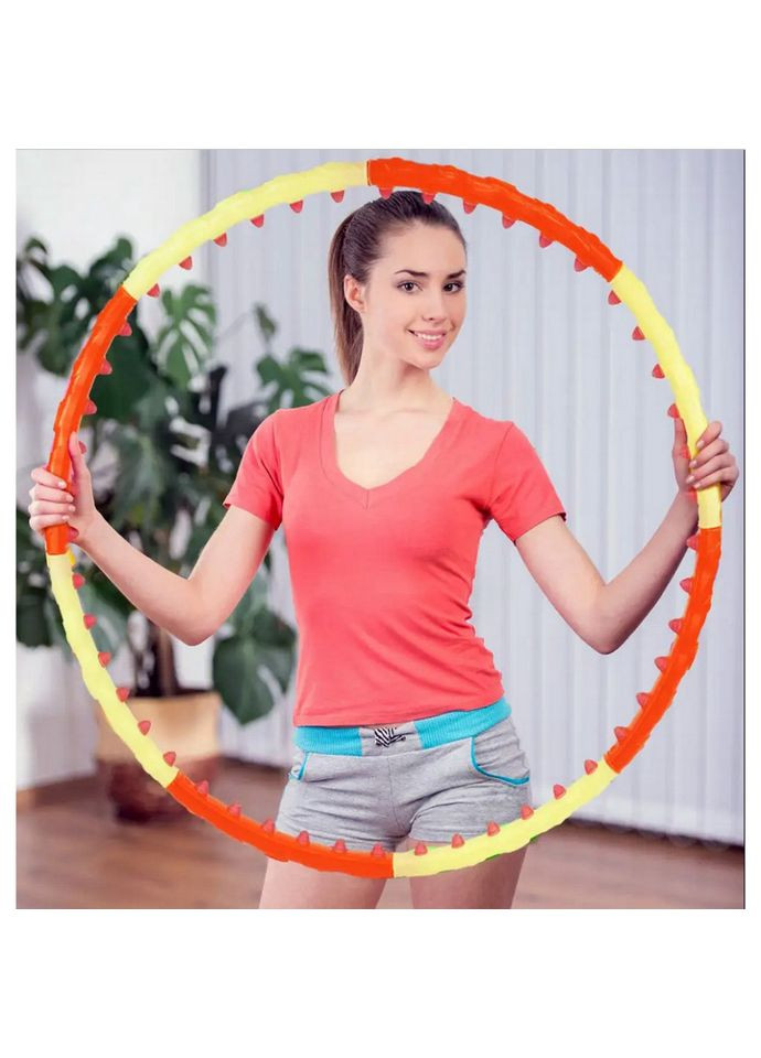 Обруч с массажными магнитными шариками Magnet Massage Hoop NE-F-50 Newt (344447621)