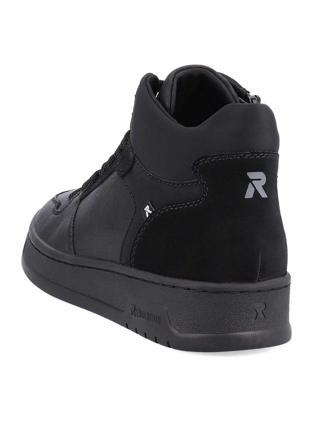 Черные зимние черевики Rieker