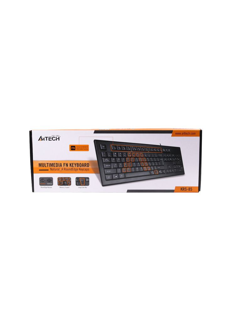 Клавиатура KRS85 USB Black A4Tech (280941107)