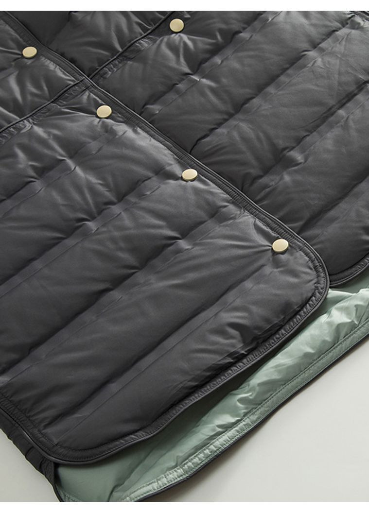 Темно-синя демісезонна жіноча демісезонна пухова куртка темно-синій Forza Viva